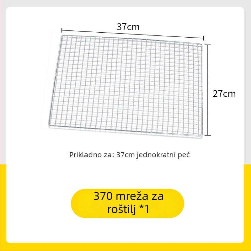 Jednokratni set za roštilj od aluminijske folije - za otvoreno, prenosno, Gold Profit, Podrijetlo Zhejiang, Nije pogodno za mikrovalnu