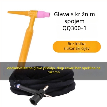 Argon zavarački pištolj — komplet 300A, bakarno tijelo, promjer jezgre 2,4 mm, 100–200 A, duljina po narudžbi