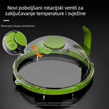 Poklop protiv prskanja za mikrovalnu pećnicu (Materijal: plastika; Marka: Dujia; Nacionalna dozvola za proizvodnju: Zhe XK16-204-01813; Uvoz: Ne; Izvor ekskluzivno preko granice: Da)