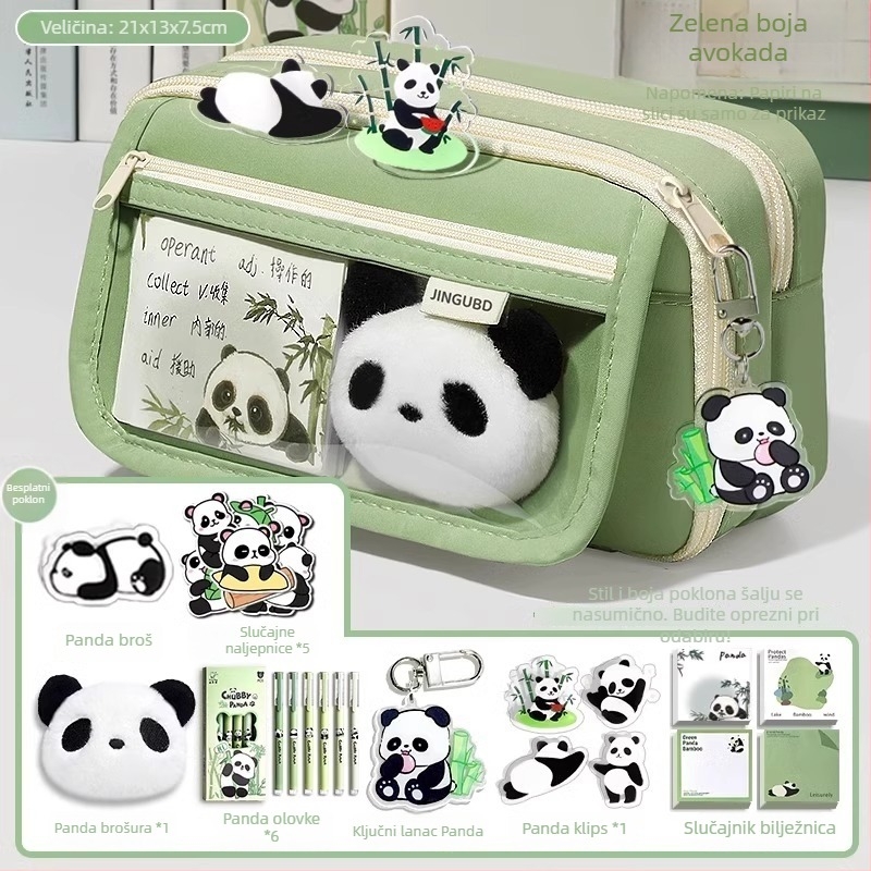 Panda pernica, velik kapacitet, Oxford materijal, korejski stil, unisex
