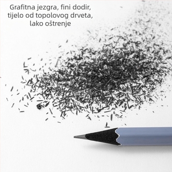 Drvene 2B olovke za učenike, za ispite i crtanje