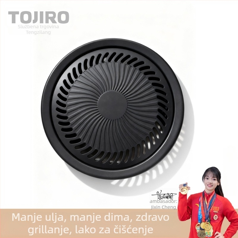 Thousand Stone prijenosni set grill ploče i mrežice od aluminijske legure za 1–2 osobe