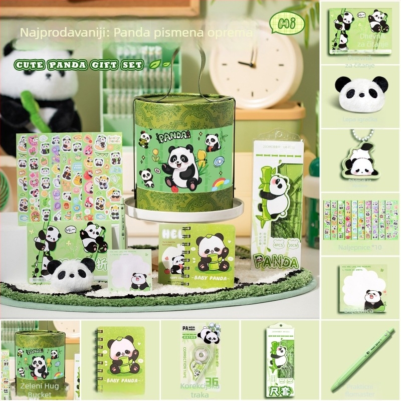 Capybara set za uredske potrepštine s dizajnom Hug Bucket – Pintu poklon kutija za rođendan i maturu