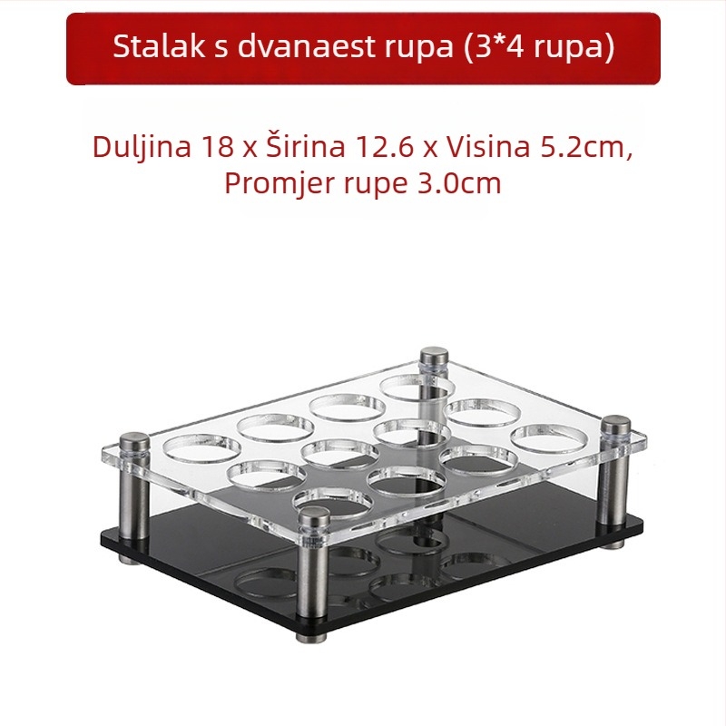 Jiade akrilni držač čaša – moderan minimalistički stil, 1 komad, materijal: akril
