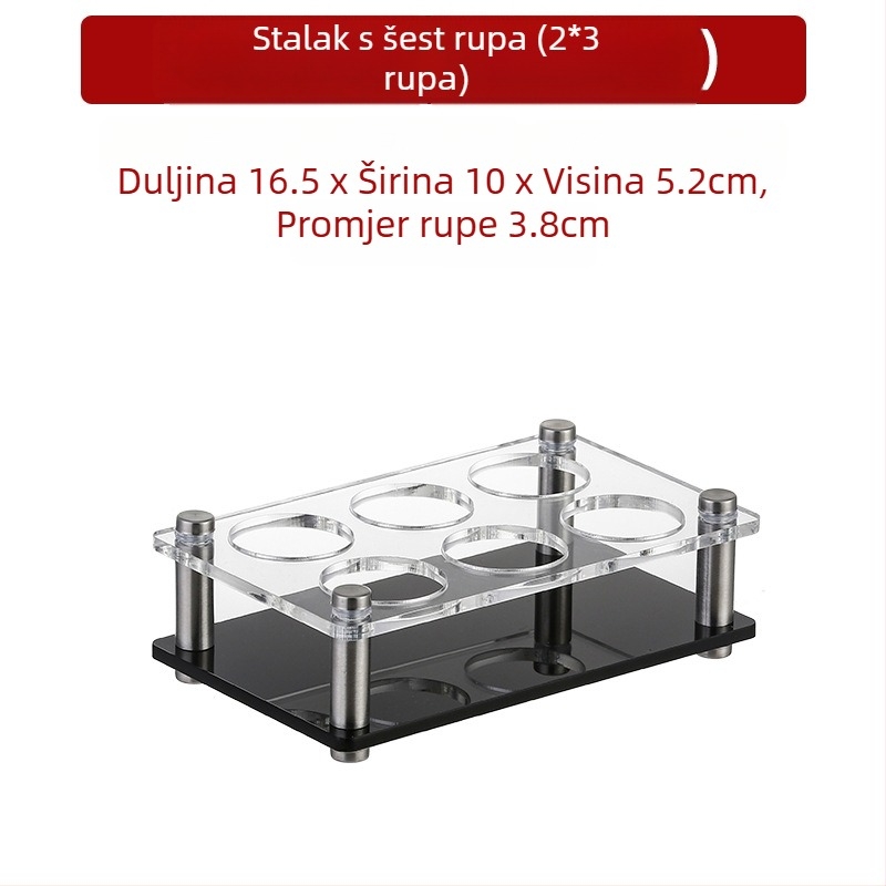 Jiade akrilni držač čaša – moderan minimalistički stil, 1 komad, materijal: akril