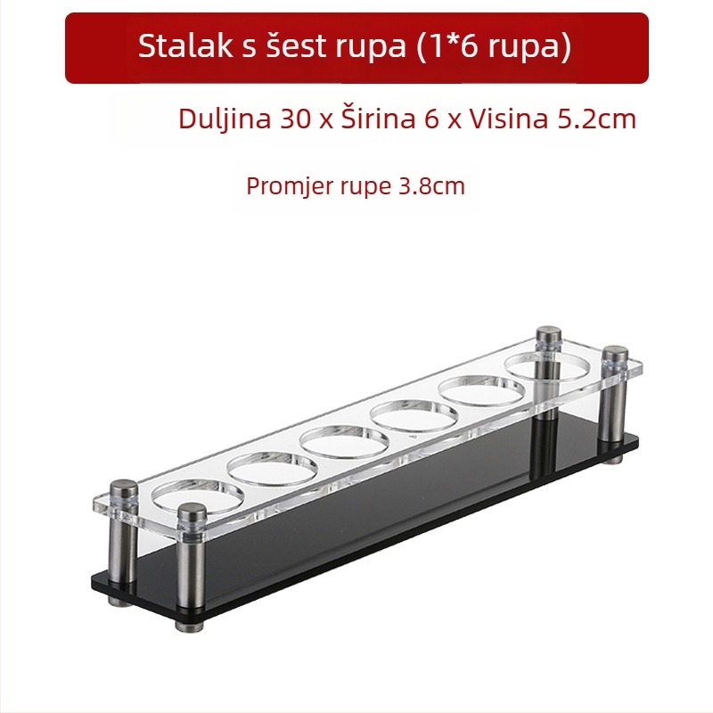 Jiade akrilni držač čaša – moderan minimalistički stil, 1 komad, materijal: akril