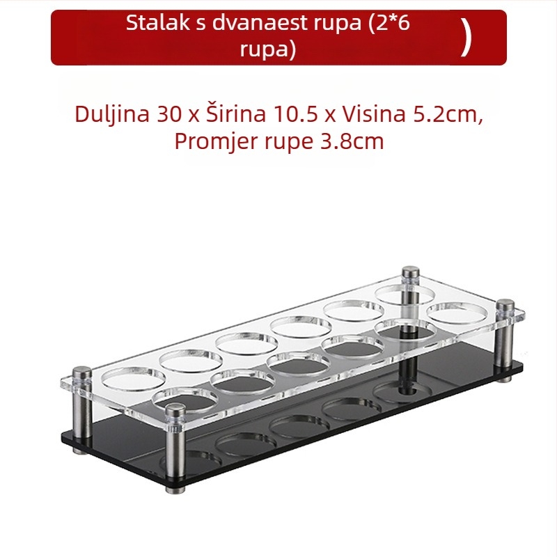 Jiade akrilni držač čaša – moderan minimalistički stil, 1 komad, materijal: akril