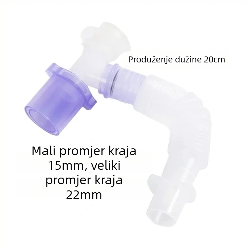 Jednokratni dišni krug za anesteziju za anestetski uređaj i respiratorni sustav | Materijal: PP | Marka: Yunda/drugi | 1 set u pakiranju | Odobrenje lijeka/uređaja: Yu machinery note 20182080722