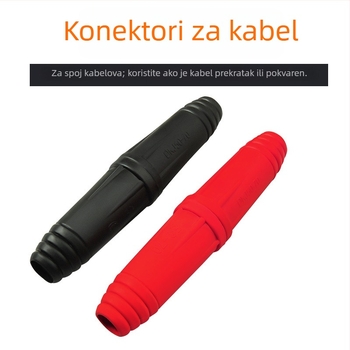 Euro-stil spoj za kabel za zavarivanje — čisti bakar, bez olova, brzo spajanje