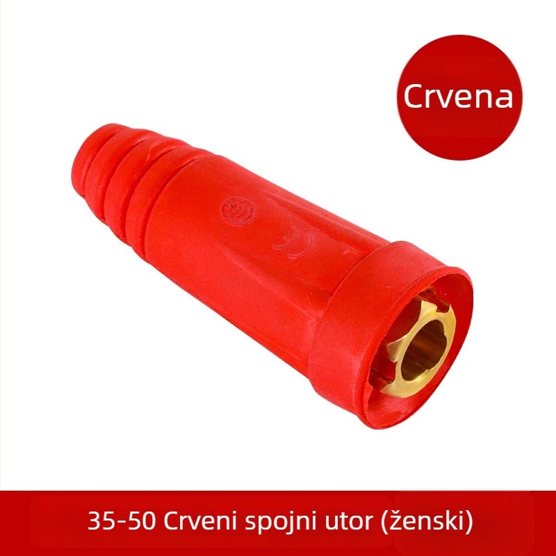 Euro-stil spoj za kabel za zavarivanje — čisti bakar, bez olova, brzo spajanje