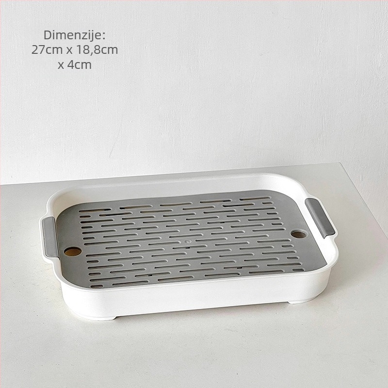 Barx držač za šalice čaja s odvodom i skladištenjem, viseći držač za staklene šalice, modernog jednostavnog stila, bez bušenja