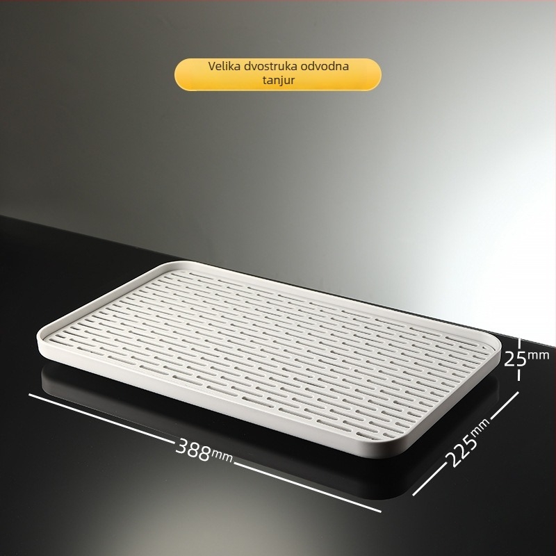 Držač čaša i spremnik za skladištenje staklenih čaša – bez bušenja, jednostavan stil, odvodnja