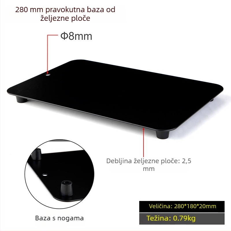 Profesionalna stanica za lemljenje s držačima, električna lemilica, lemna žica, povećalo, stolna lampa, ventilator za isisavanje dima, magnetski set za popravke