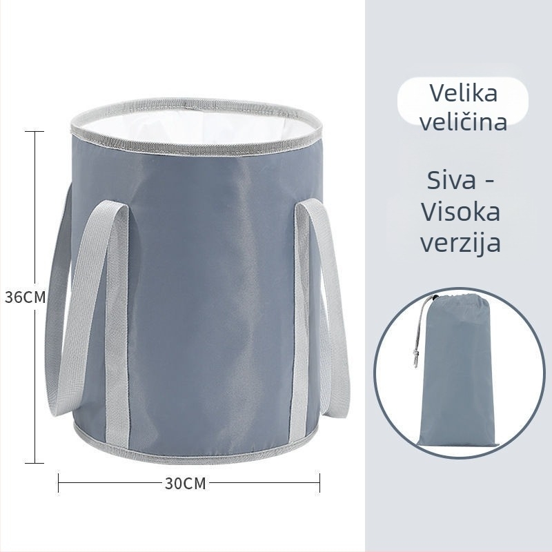 Kanta za kupanje stopala od cerade, sklopni dizajn, za kupanje beba