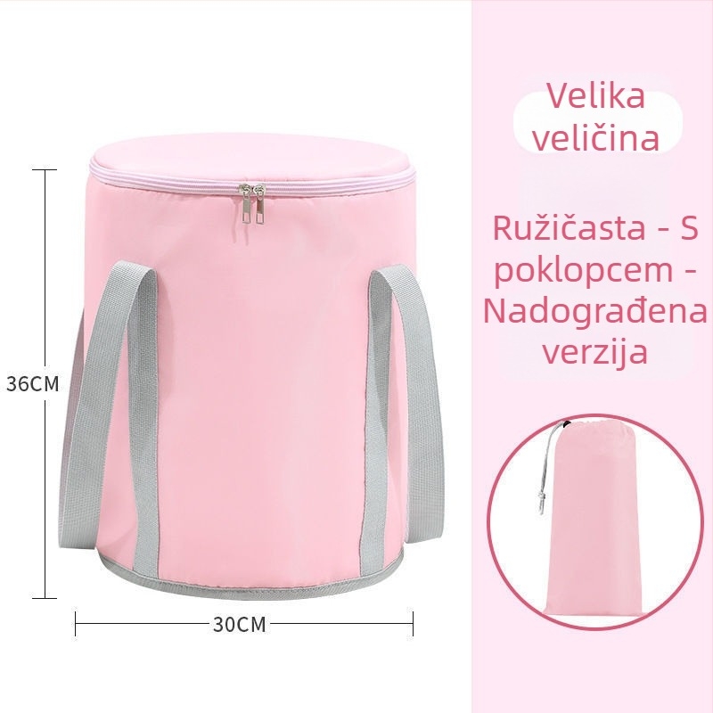 Kanta za kupanje stopala od cerade, sklopni dizajn, za kupanje beba