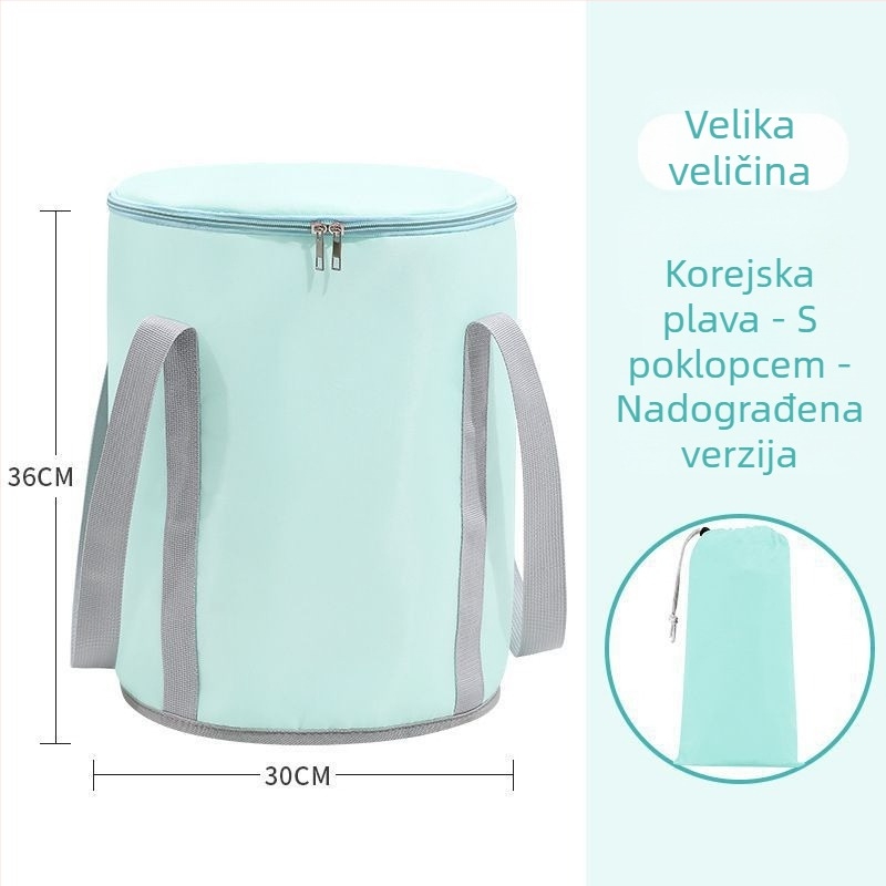 Kanta za kupanje stopala od cerade, sklopni dizajn, za kupanje beba