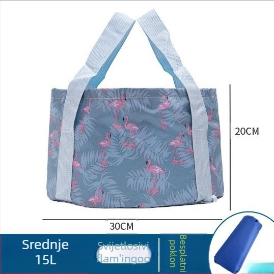 Langcheng prijenosna sklopiva plastična posuda za potapanje stopala