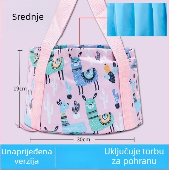 Langcheng prijenosna sklopiva plastična posuda za potapanje stopala