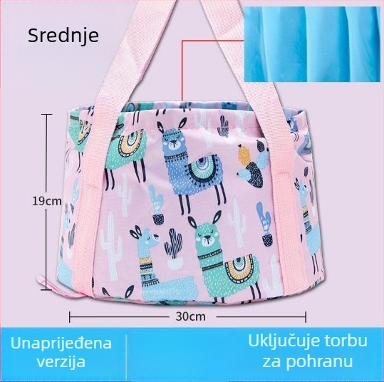 Langcheng prijenosna sklopiva plastična posuda za potapanje stopala