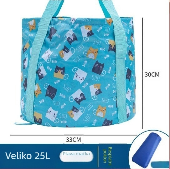 Langcheng prijenosna sklopiva plastična posuda za potapanje stopala