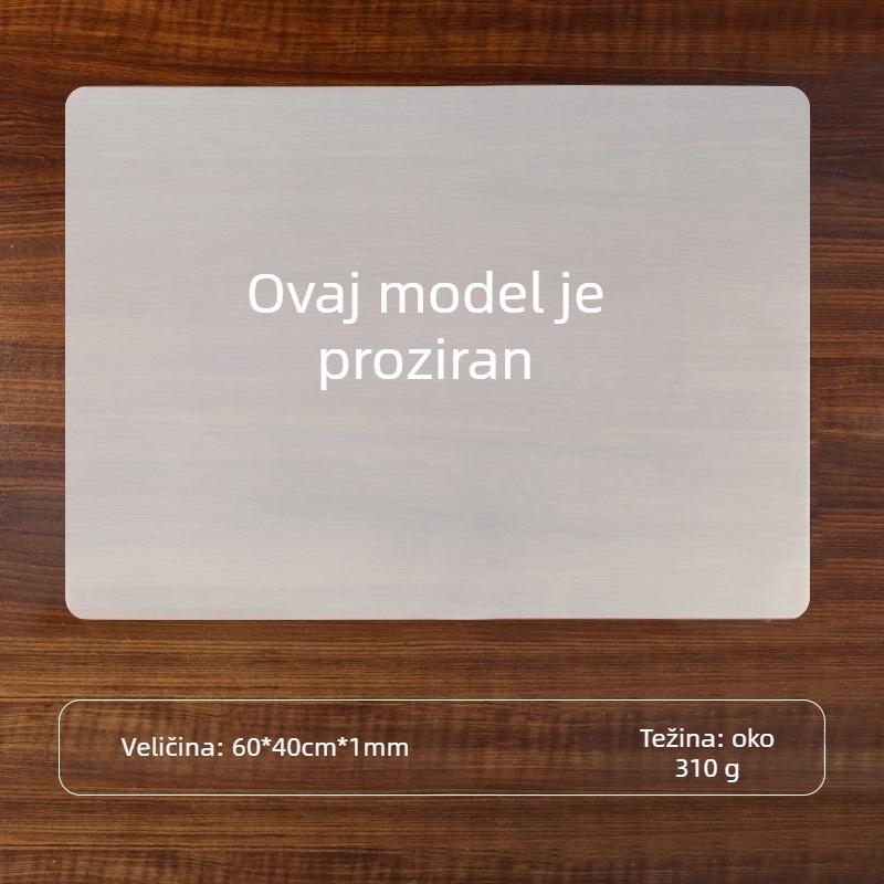 Silikonski podmetač za stol, prehrambena kvaliteta, toplinska izolacija, kvadratnog oblika, mogućnost ispisa uzorka