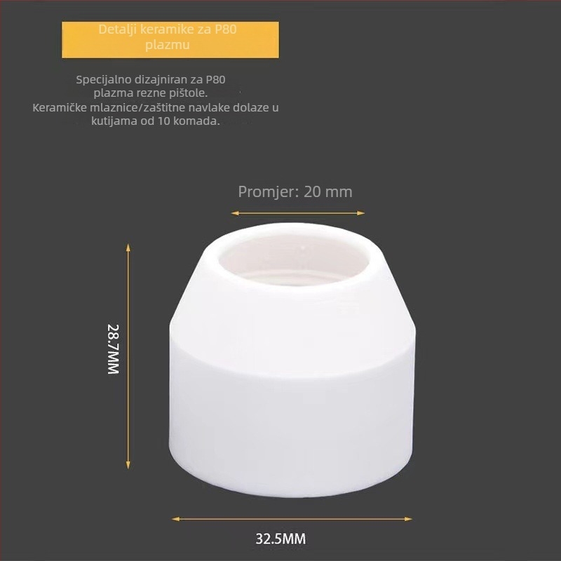 Hanjiang P80 LGK-100 plazma mlaznica za rezanje, kontaktnu mlaznicu za različita metala