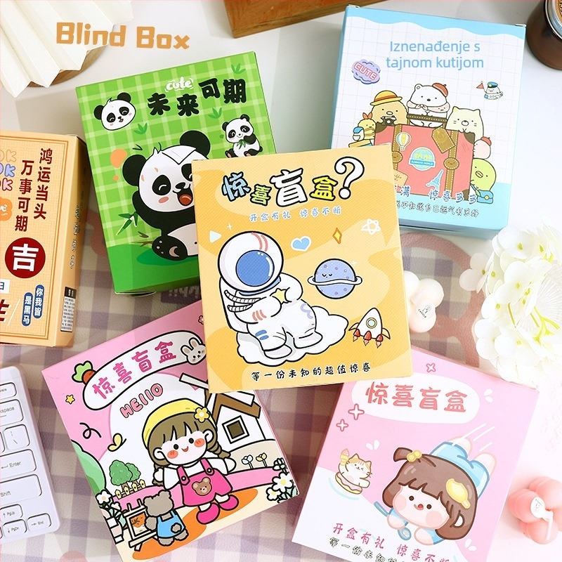 Set pribora u tajnoj kutiji za učenike – kreativna inspiracija, Ice and Snow, poklon za rođendan i završetak škole