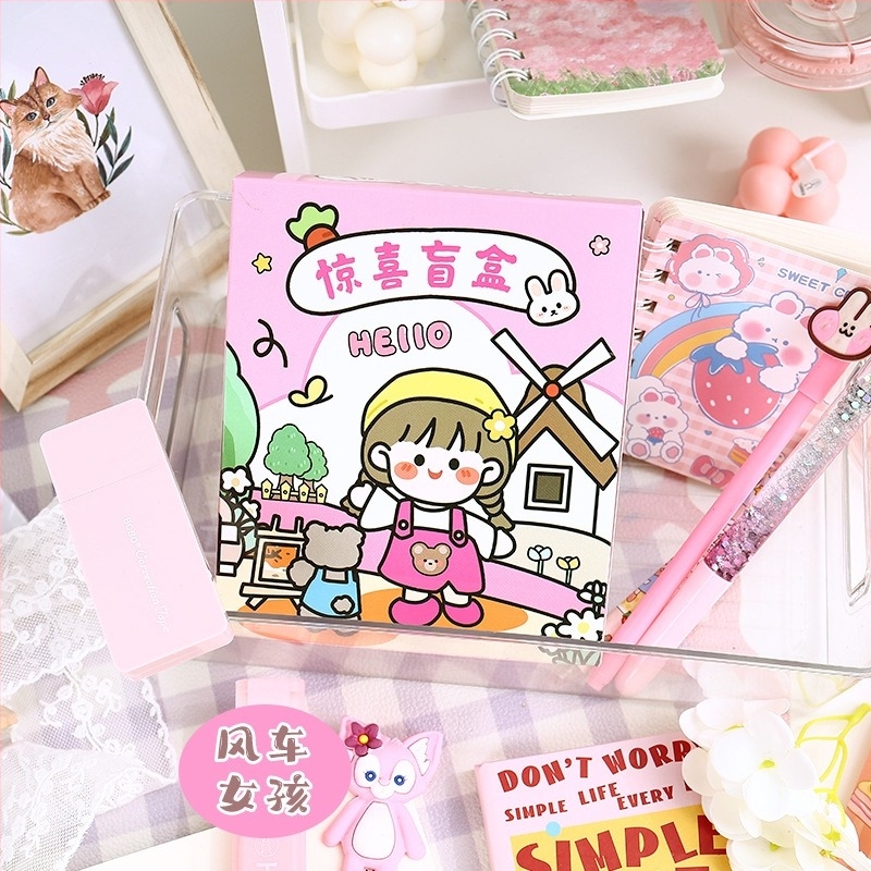 Set pribora u tajnoj kutiji za učenike – kreativna inspiracija, Ice and Snow, poklon za rođendan i završetak škole