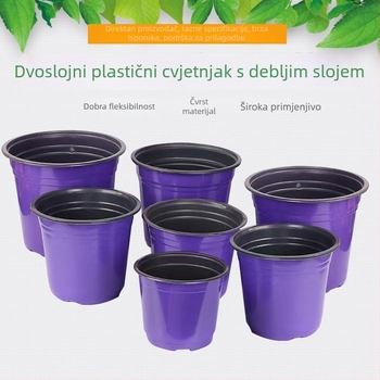 Lonac za biljke - plastični, otporni na koroziju, podni tip, za zelene projekte i uzgoj presadnica