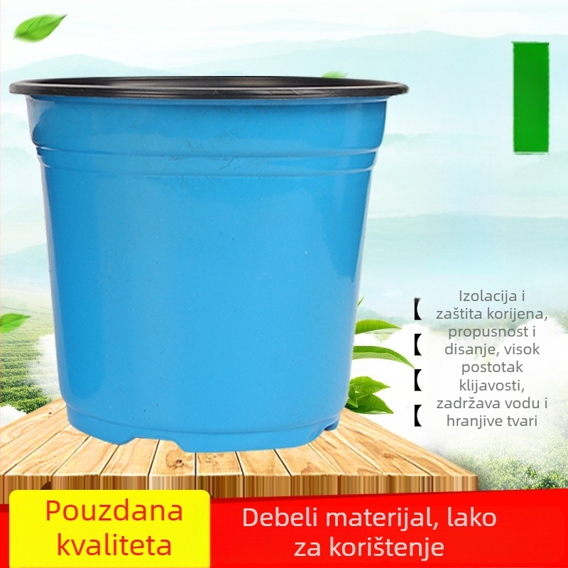 Lonac za biljke - plastični, otporni na koroziju, podni tip, za zelene projekte i uzgoj presadnica