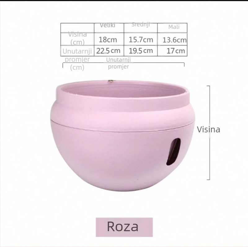 Plastični viseći cvjetnjak za orhideje – kabelski stil, prozračan, otporan na koroziju, izdržljiv, štednja vode