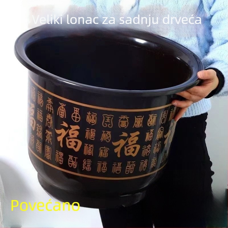 Kontejner za kontrolu korijena, smola, postavljen na podu, jednostavan stil