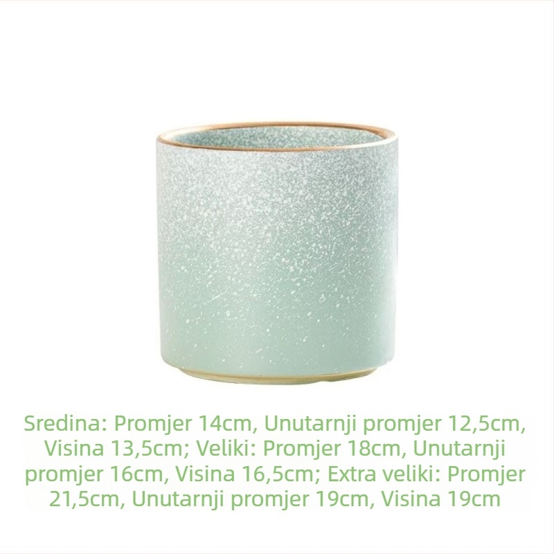 Keramička posuda za biljke Nordic stil, podna verzija za kućno vrtlarenje (Materijal: keramika; Način korištenja: podna; Primjena: kućno vrtlarenje; Marka: Suqian)