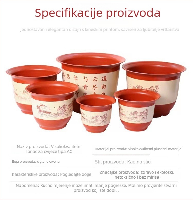 Cvjetni lonac od smole s imitacijom ljubičastog pijeska, debeli dizajn, injekcijsko oblikovanje, pogodan za stol ili pod