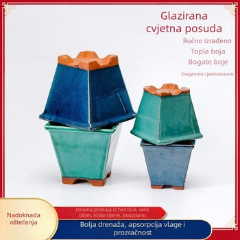 Keramička saksija za cvijeće, podna verzija, jednostavan stil, marka Yijia