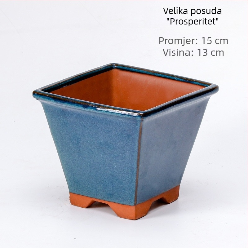 Keramička saksija za cvijeće, podna verzija, jednostavan stil, marka Yijia