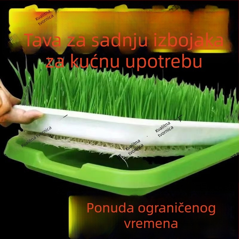 Posuda za sadnice, PVC, samostojeća, hidroponska mreža za uzgoj graška i klica graha, kućni vrt