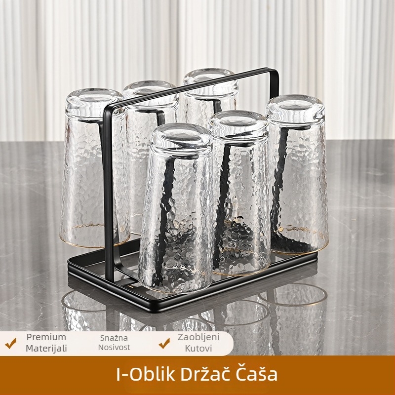 Držač čaša od željeza, japanskog stila, bez bušenja, 320 g