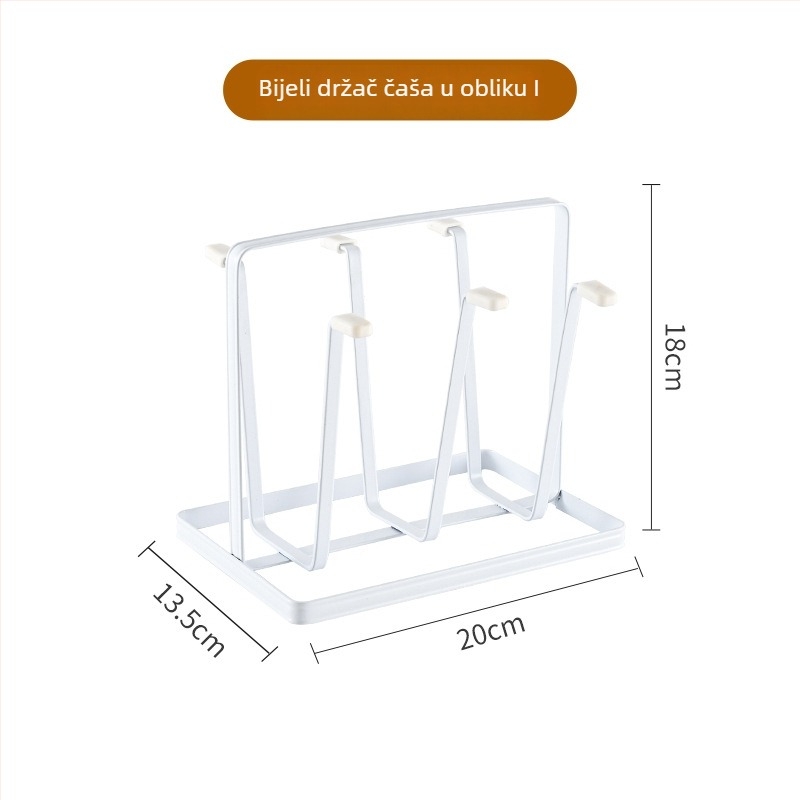 Držač čaša od željeza, japanskog stila, bez bušenja, 320 g