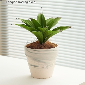 Podna keramička posuda za cvijeće, nordijskog stila, za kućnu i vrtne potrebe.