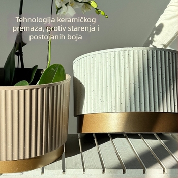 Phalaenopsis lonac za orhideju – plastična dekorativna unutarnja posuda za sukulente i zelene biljke