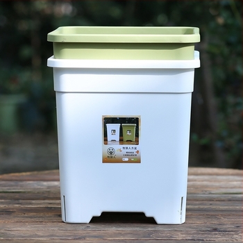 Plastični lonac za cvijeće, četvrtastog oblika, s kontrolom korijena, gusta smola, pogodan za ružu i klematis