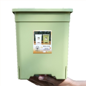 Plastični lonac za cvijeće, četvrtastog oblika, s kontrolom korijena, gusta smola, pogodan za ružu i klematis