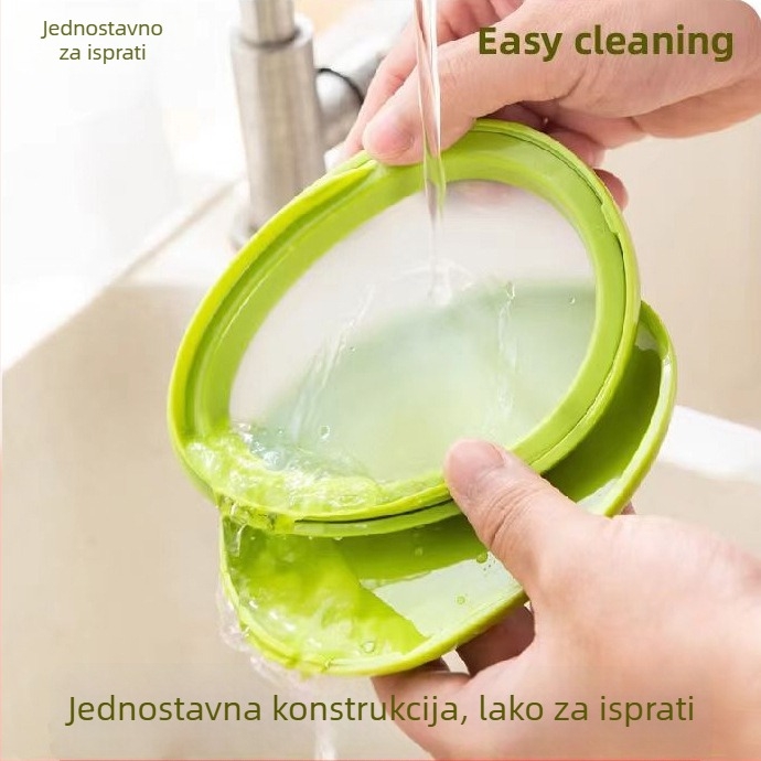 Silikonski crisper za voće s ABS kućištem, kapacitet 301–500 ml, nepravilan oblik, jednostupanjski spremnik