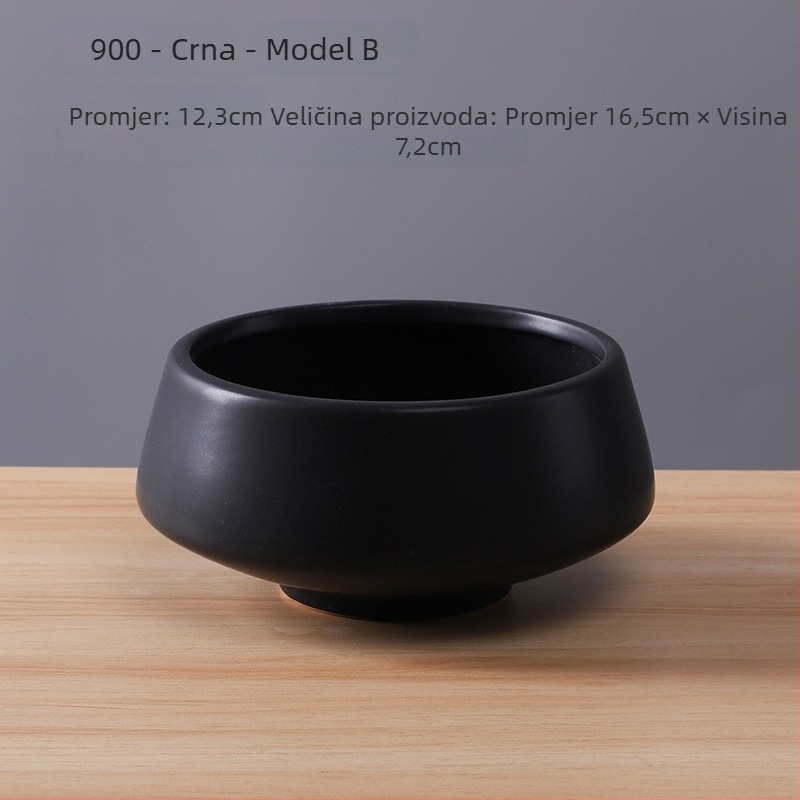 Keramički lonac za cvijeće, moderni minimalistički stil, otporan na koroziju, čvrst i izdržljiv, otporan na sušu, za stol ili pod