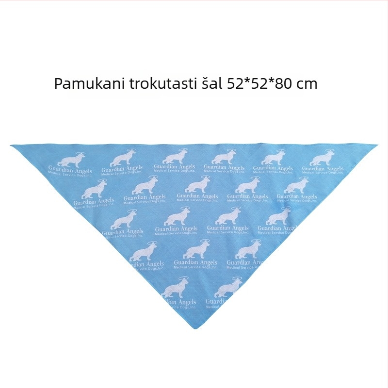 Boyue pamuk drool bib za pse i mačke, karirani uzorak, univerzalna namjena, strojno tkanje ravno platno, jacquard prerada