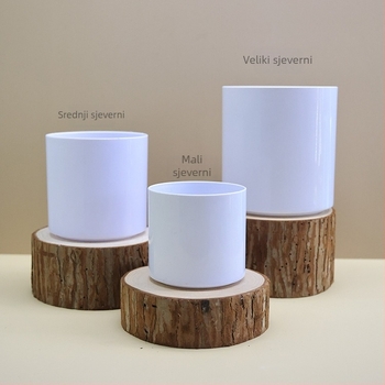 Plastična posuda za unutarnju i vanjsku upotrebu — cilindrični oblik, ubrizgano lijevanje, posuda za sadnju