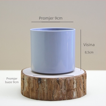 Plastična posuda za unutarnju i vanjsku upotrebu — cilindrični oblik, ubrizgano lijevanje, posuda za sadnju