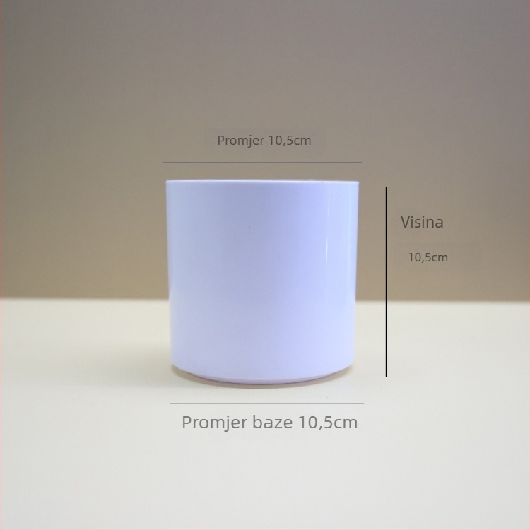 Plastična posuda za unutarnju i vanjsku upotrebu — cilindrični oblik, ubrizgano lijevanje, posuda za sadnju