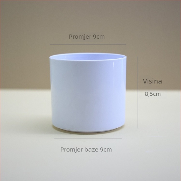 Plastična posuda za unutarnju i vanjsku upotrebu — cilindrični oblik, ubrizgano lijevanje, posuda za sadnju